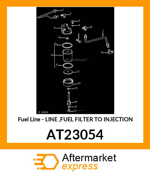 Fuel Line AT23054