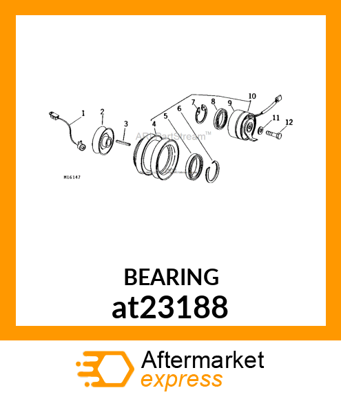 BEARING, BALL at23188