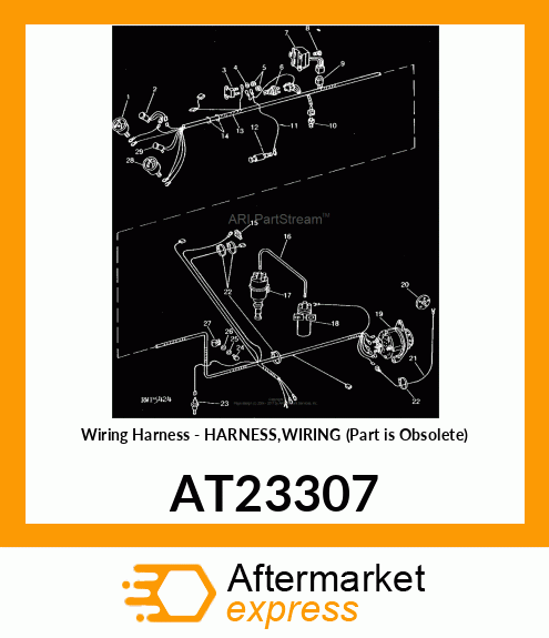 Wiring Harness - HARNESS,WIRING (Part is Obsolete) AT23307