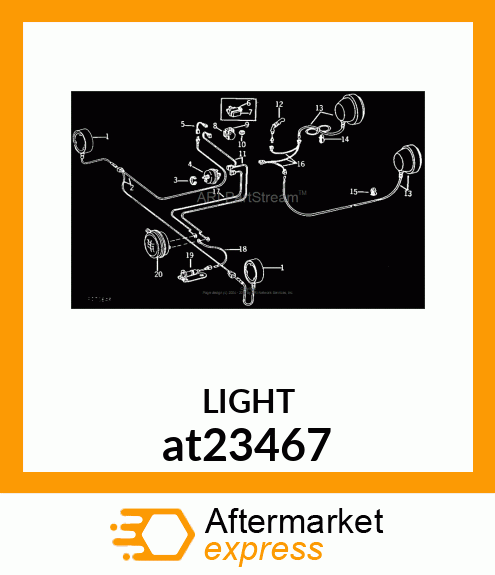 WARNING LAMP ASSY at23467