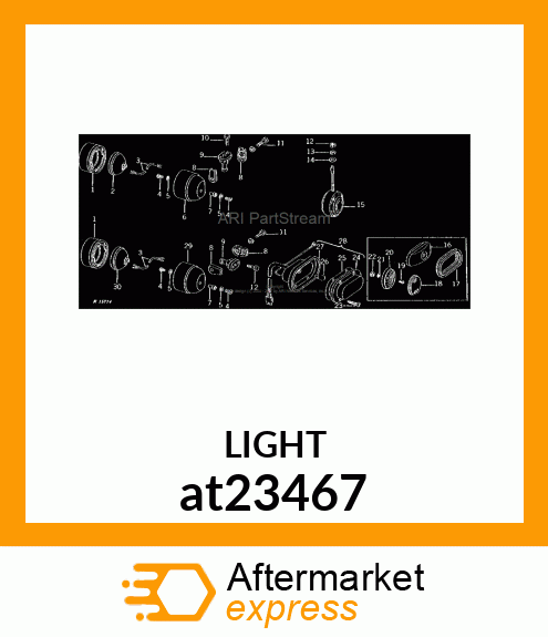 WARNING LAMP ASSY at23467