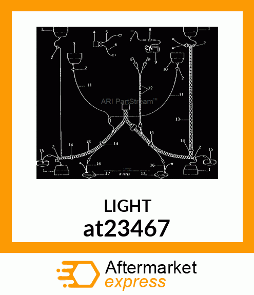 WARNING LAMP ASSY at23467