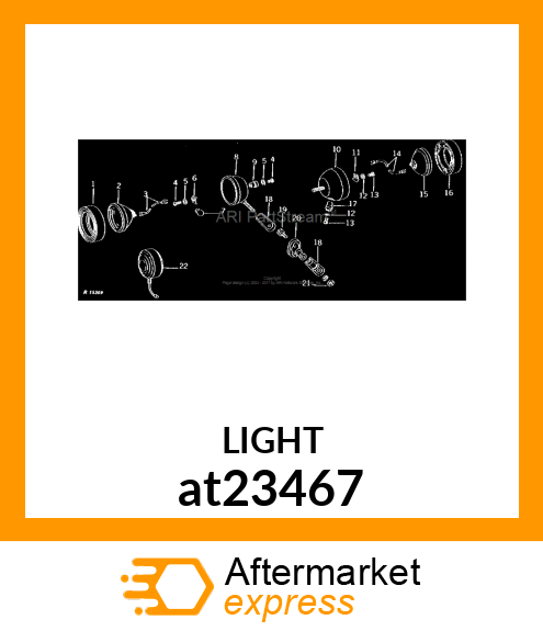 WARNING LAMP ASSY at23467