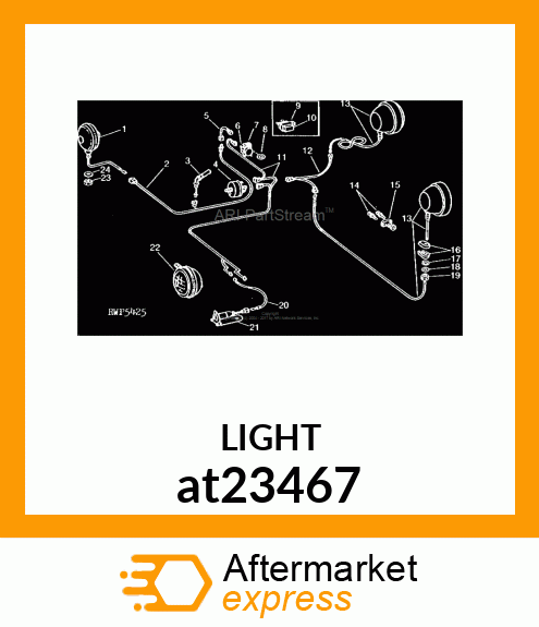 WARNING LAMP ASSY at23467