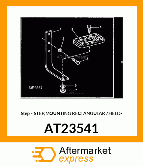 Step - STEP,MOUNTING RECTANGULAR /FIELD/ AT23541