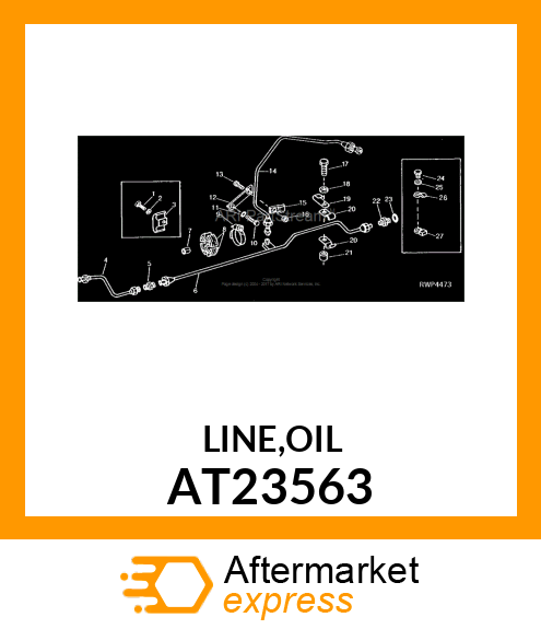 LINE,OIL AT23563