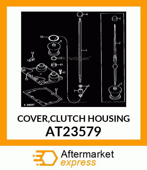 COVER,CLUTCH HOUSING AT23579