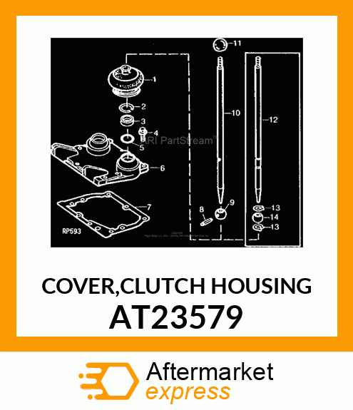 COVER,CLUTCH HOUSING AT23579