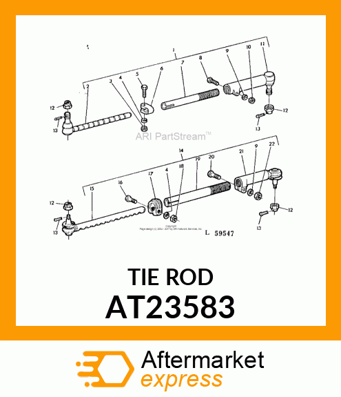 SOCKET ,TIE ROD END AT23583