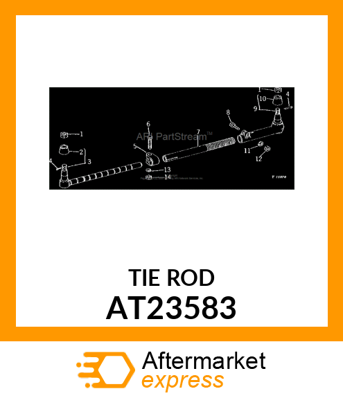 SOCKET ,TIE ROD END AT23583