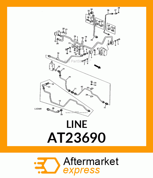 LINE,OIL AT23690