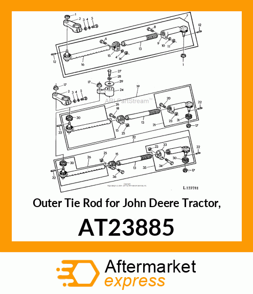 SOCKET,TIE ROD END OUTER AT23885