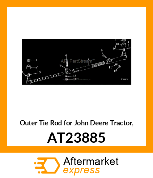 SOCKET,TIE ROD END OUTER AT23885