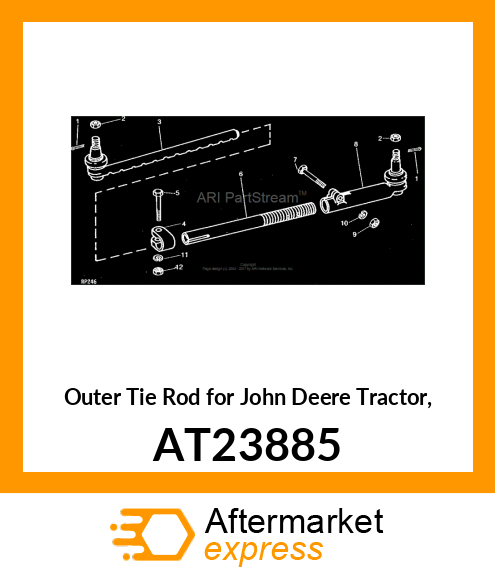 SOCKET,TIE ROD END OUTER AT23885