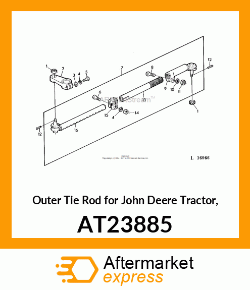 SOCKET,TIE ROD END OUTER AT23885