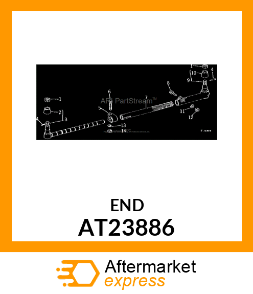 SOCKET ,TIE ROD END INNER AT23886