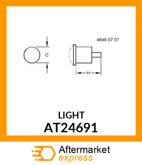 LAMP,INDICATOR AT24691