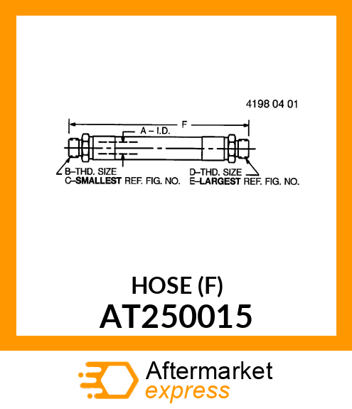 HOSE (F) AT250015