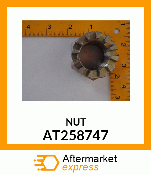 NUT,CASTLE UNF 1 1/4 AT258747