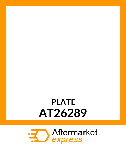 Ring - PLATE,BRAKE PRESSURE AT26289