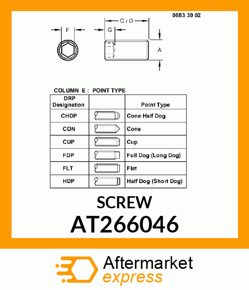 SCREW AT266046