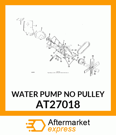 PUMP,WATER AT27018