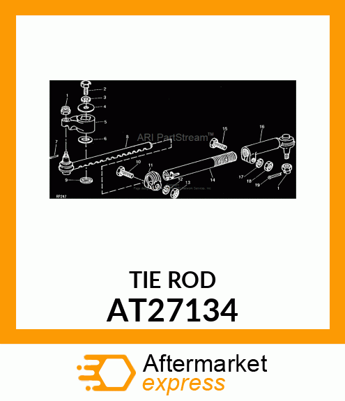 SOCKET,TIE ROD,OUTER AT27134