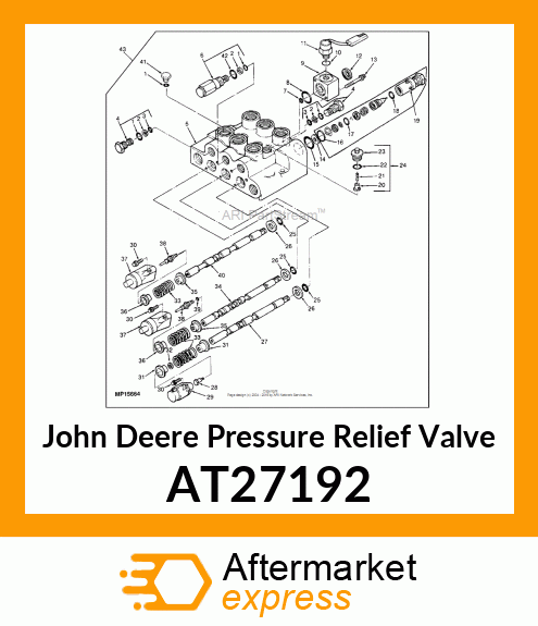 VALVE,RELIEF ASSEMBLY AT27192
