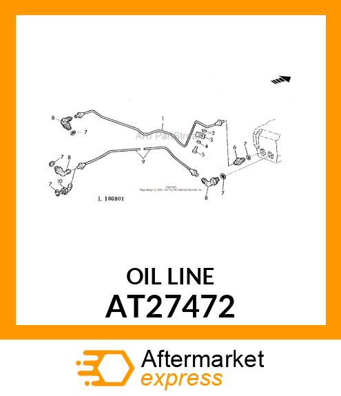 LINE,BRAKE RIGHT AT27472