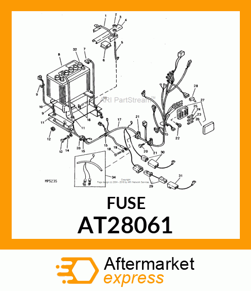 FUSE,5 AMP AT28061