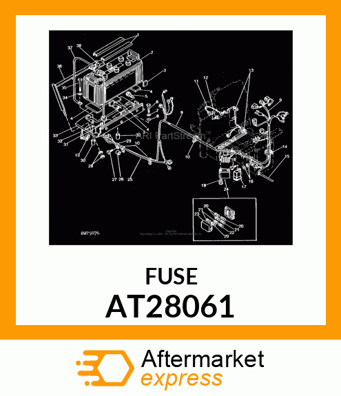 FUSE,5 AMP AT28061