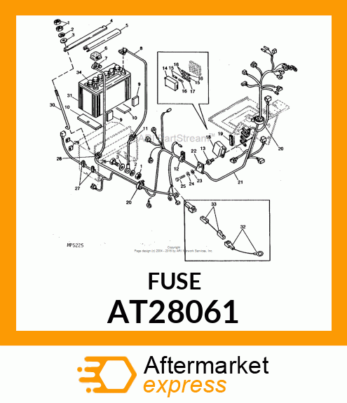 FUSE,5 AMP AT28061