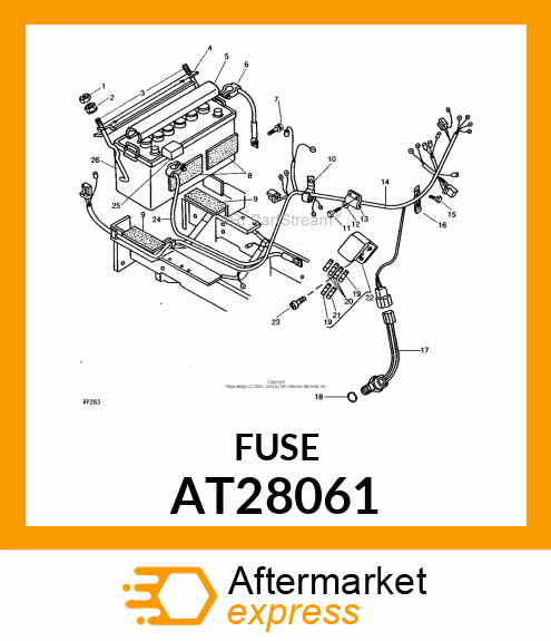 FUSE,5 AMP AT28061