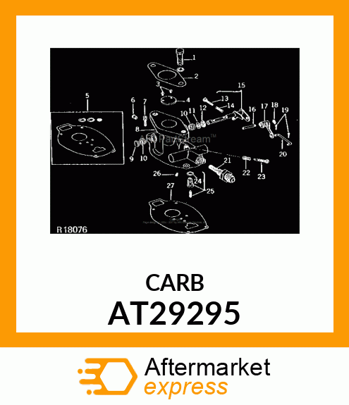 Carburetor - CARBURETOR AT29295