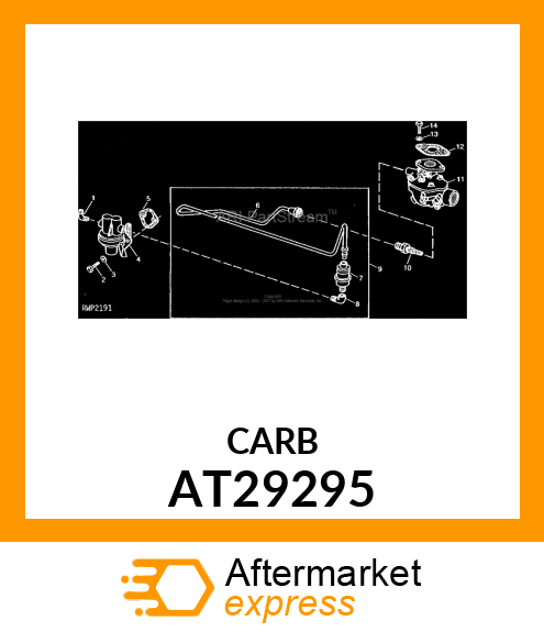 Carburetor - CARBURETOR AT29295