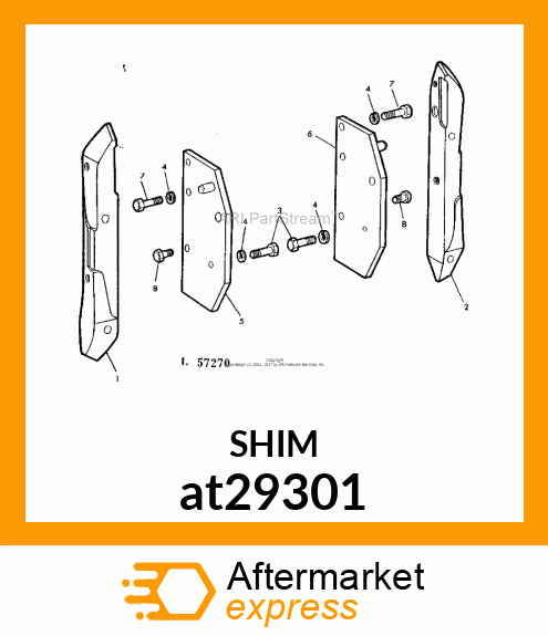 SHIM,SWAY CONTROL BLOCK at29301