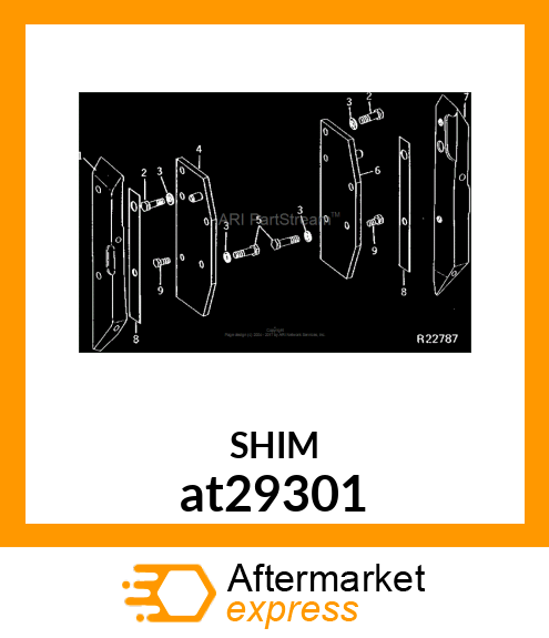 SHIM,SWAY CONTROL BLOCK at29301