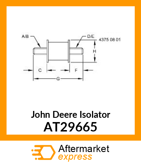 MOUNTING,RUBBER AT29665