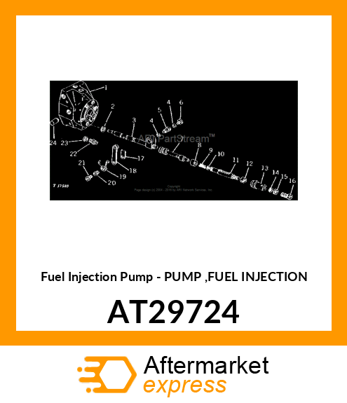 Fuel Injection Pump - PUMP ,FUEL INJECTION AT29724