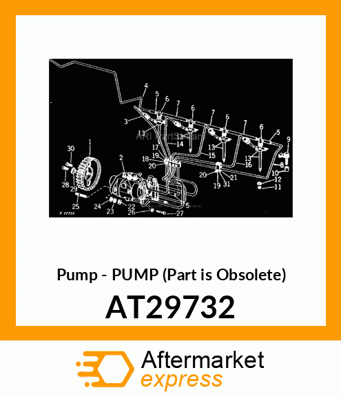 Pump - PUMP (Part is Obsolete) AT29732