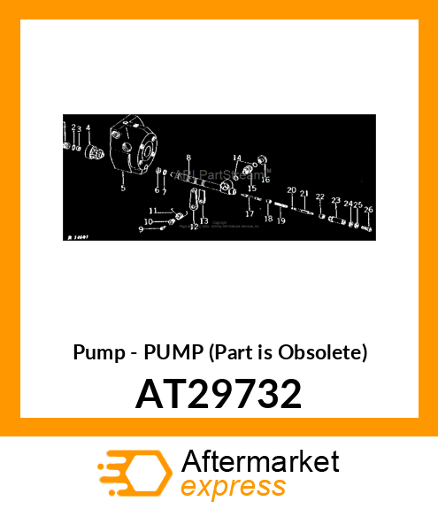 Pump - PUMP (Part is Obsolete) AT29732