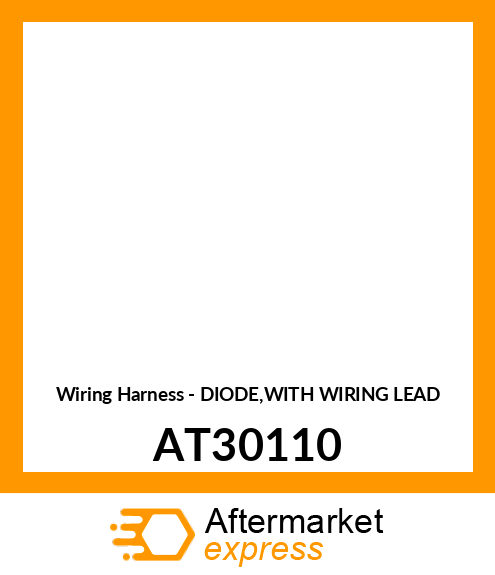 Wiring Harness - DIODE,WITH WIRING LEAD AT30110