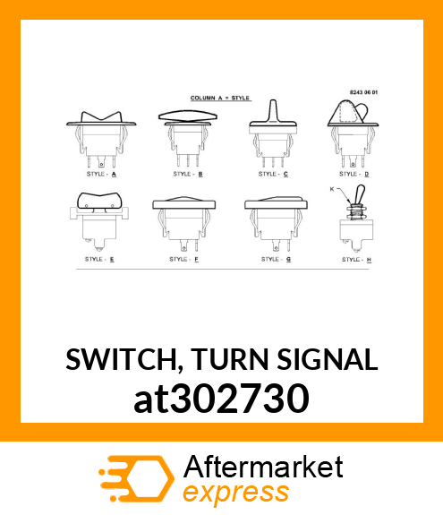 SWITCH, TURN SIGNAL at302730