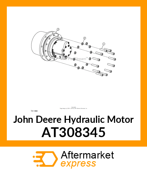 HYDROSTATIC MOTOR, 2 AT308345