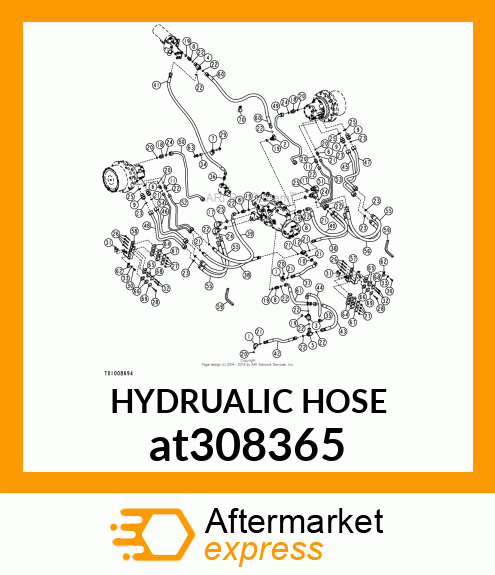 HYDRUALIC HOSE at308365