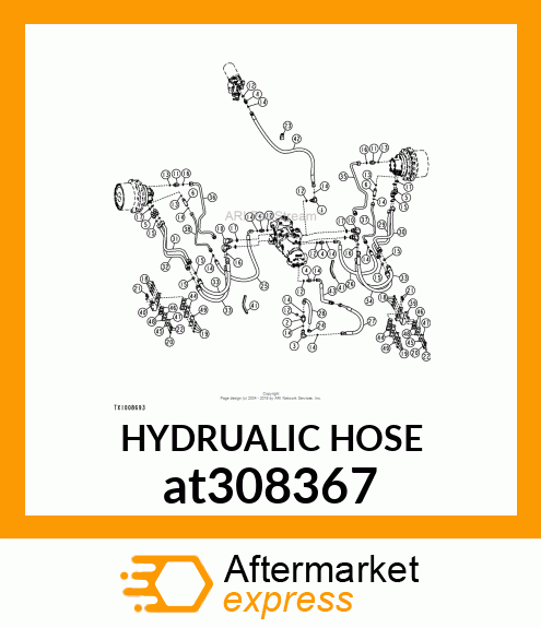 HYDRUALIC HOSE at308367