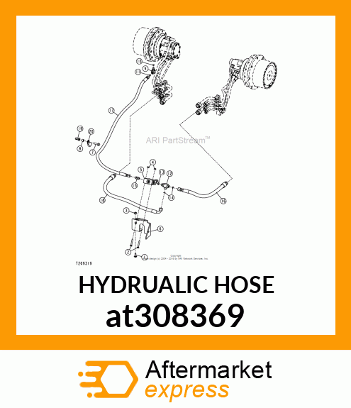 HYDRUALIC HOSE at308369