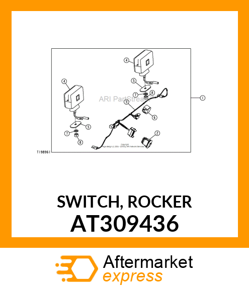 SWITCH, ROCKER AT309436