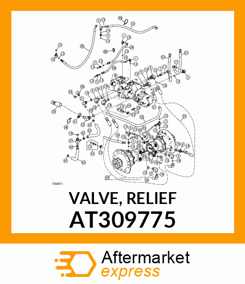 VALVE, RELIEF AT309775