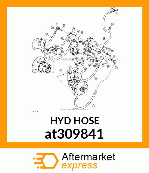 HYDRAULIC HOSE at309841